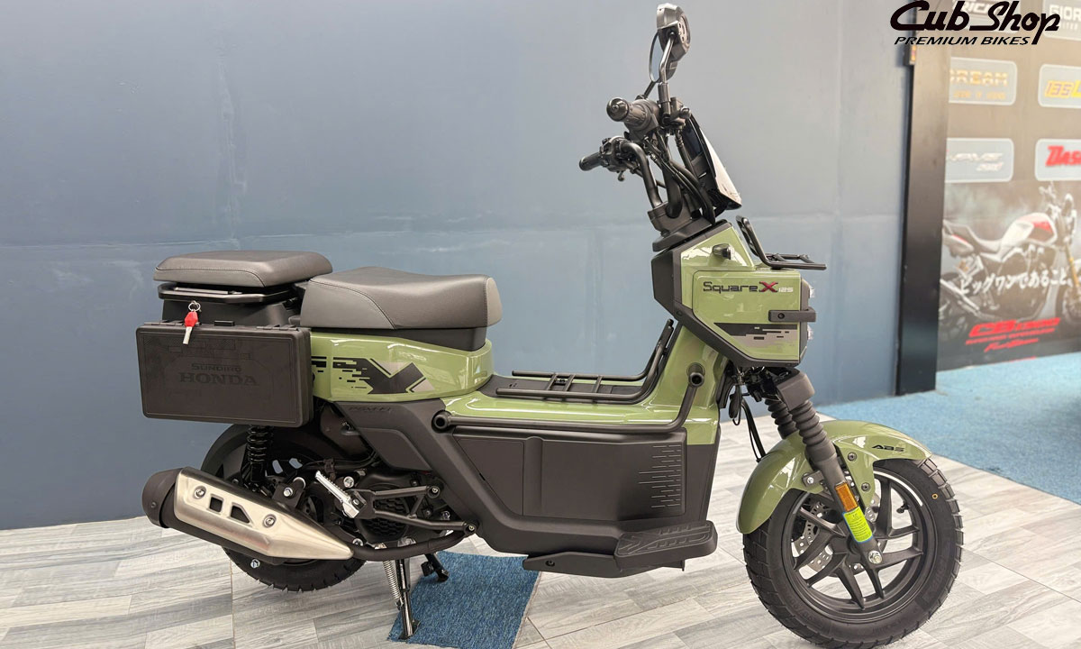 Honda Square X125 Màu Xanh Quân Đội